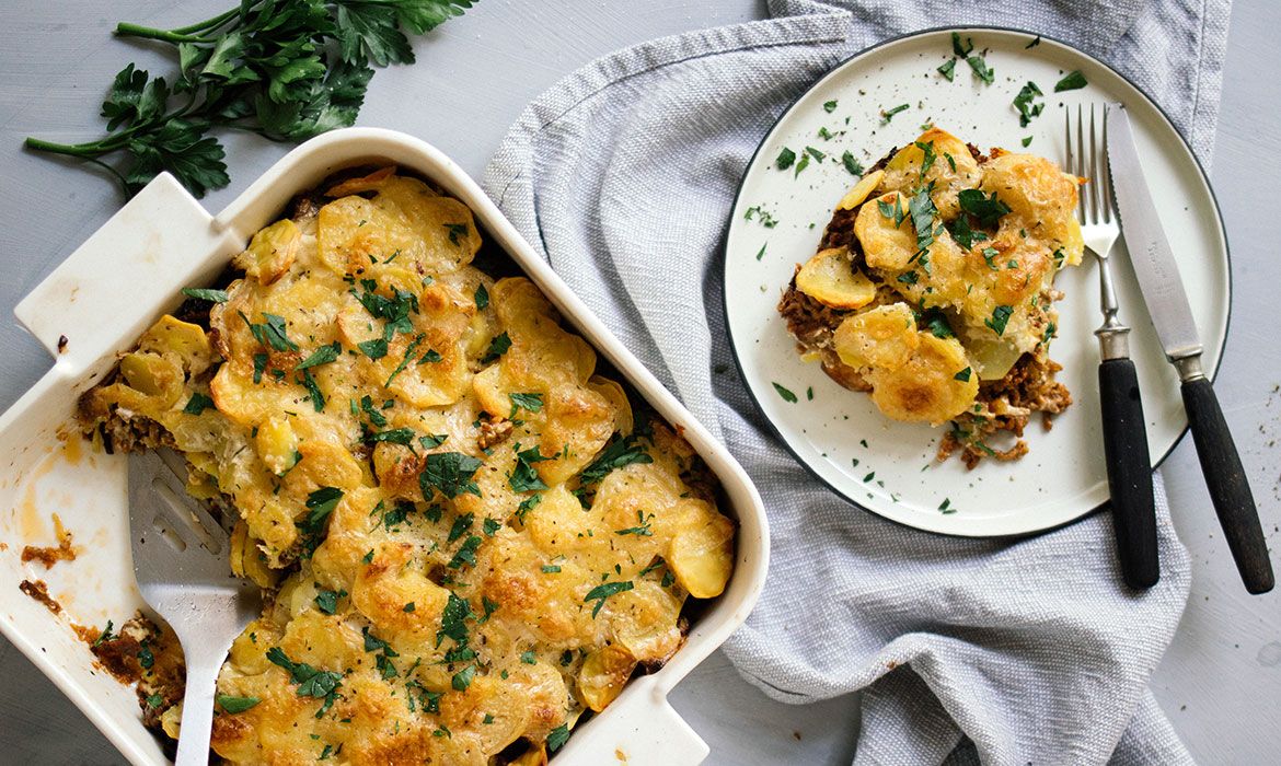 Рецепт: Касерола од компири и мелено месо