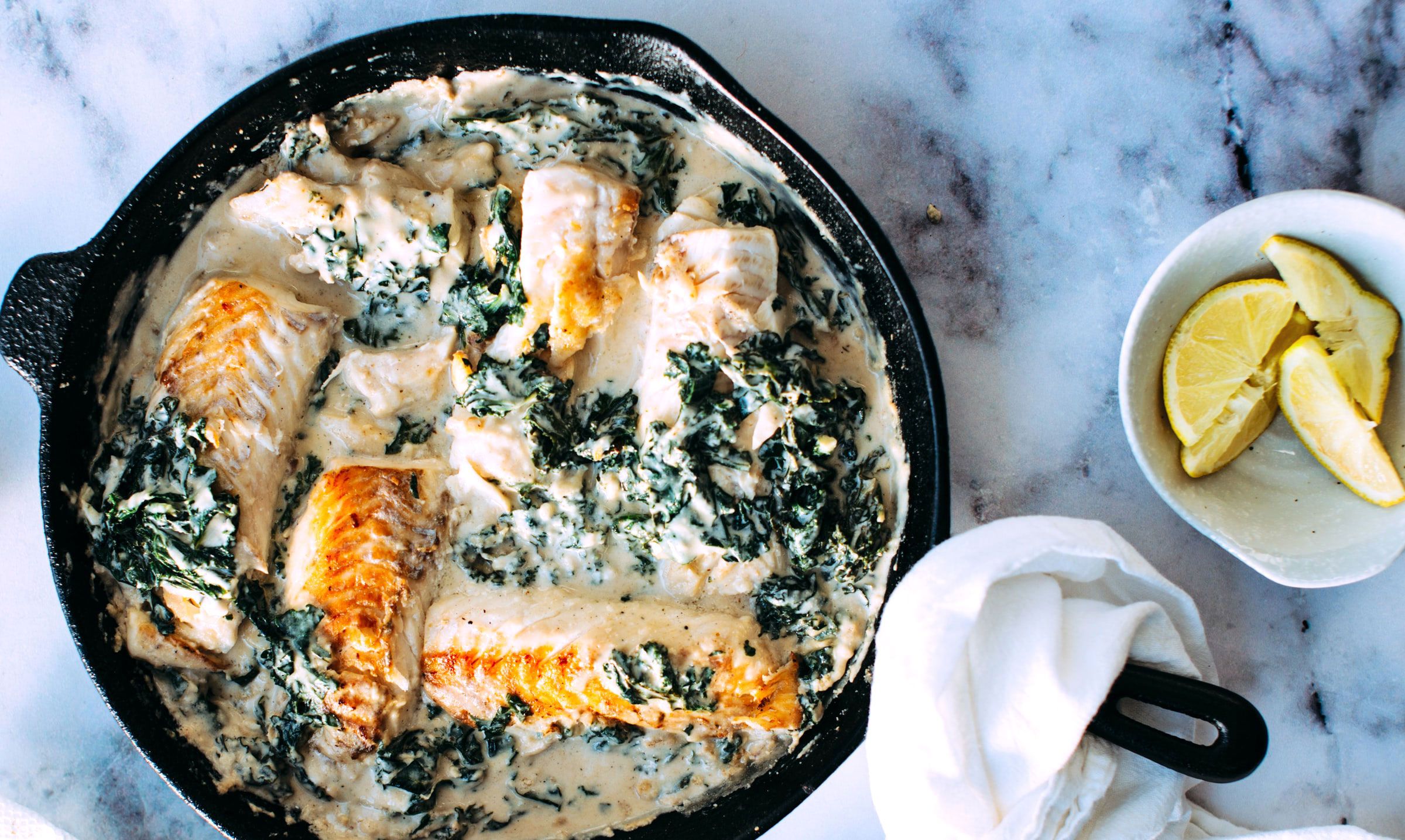 Рецепт: Филети од риба во кремаст сос
